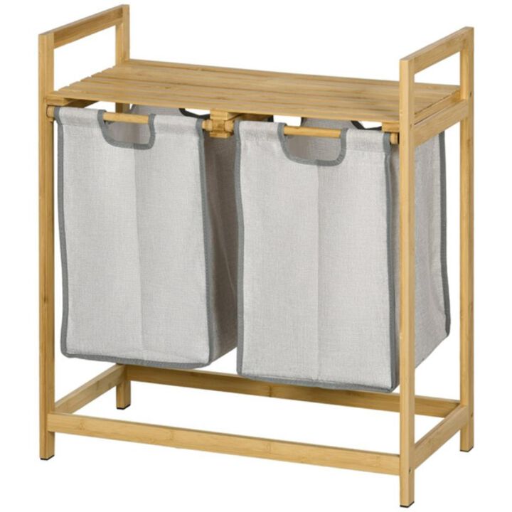 Storage Rack with Laundry Baskets – Multi-Tier Organizer for Clothes & Home Essentials