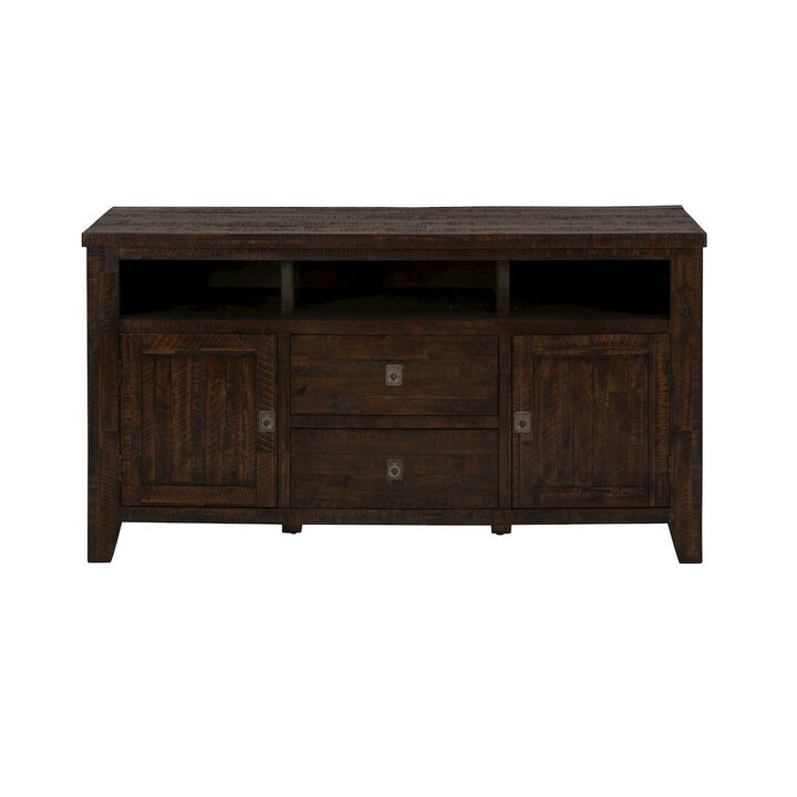 Jofran Kona Grove Distressed Rustic Solid Wood 60 Media Unit