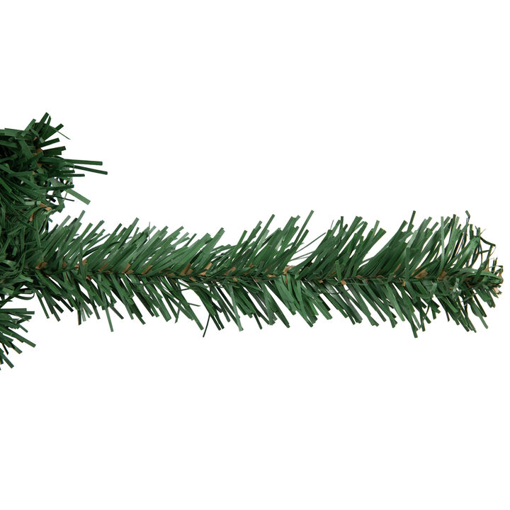 27' x 20" Green Artificial Pine Christmas Garland  Unlit