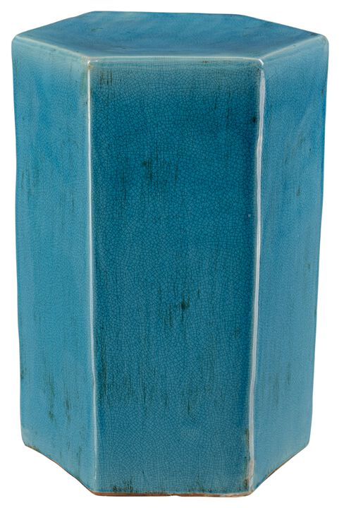 Porto Ceramic Azure Side Table-Large