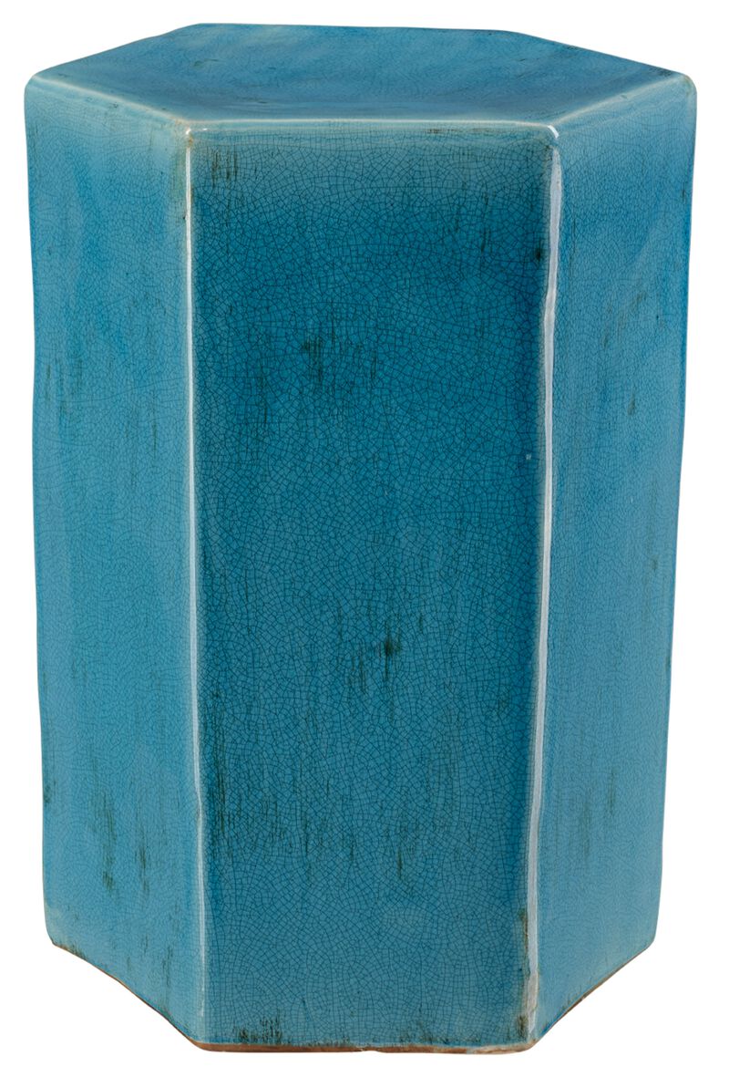 Porto Ceramic Azure Side Table-Large