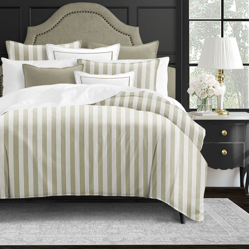 6ix Tailors Fine Linens Wave Runner Sand Coverlet Set