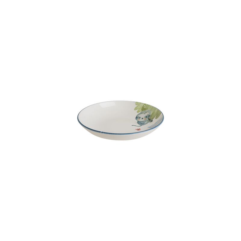 Minimeals dia.9" h:2" 34 oz. Round Decorated Porcelain Bowl (Set of 2)