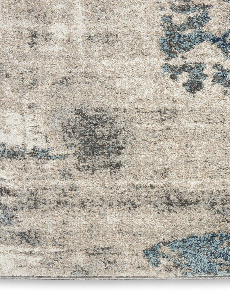 American Manor AMR04 Ivory/Blue 7'10" x 9'10" Rug
