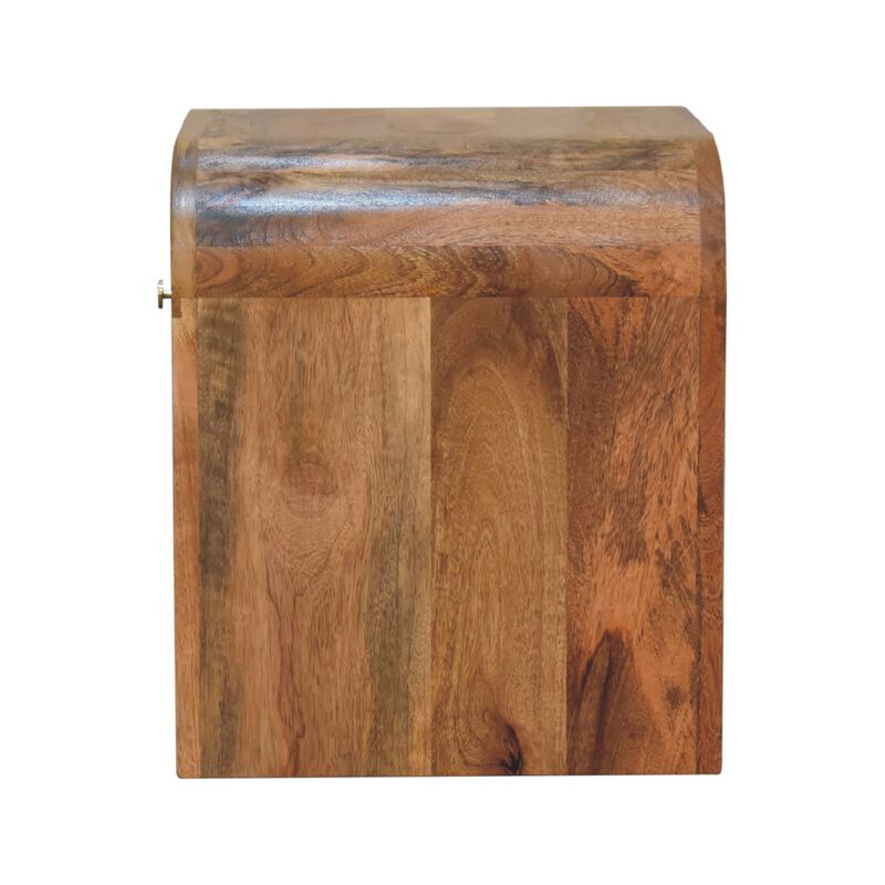 Chestnut Prism Solid Wood 2 Drawers  NightStand