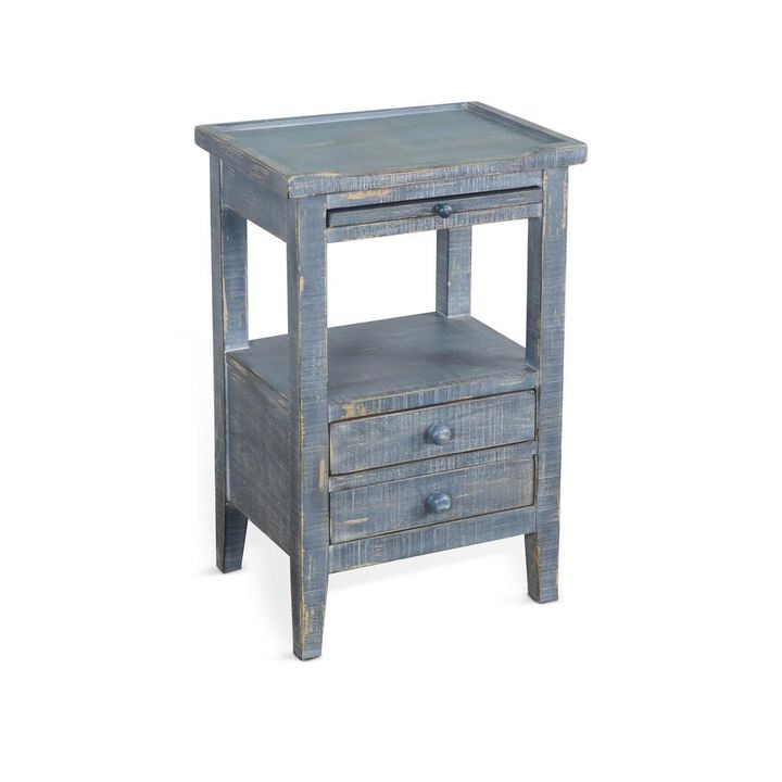 Sunny Designs Ocean Blue Side Table