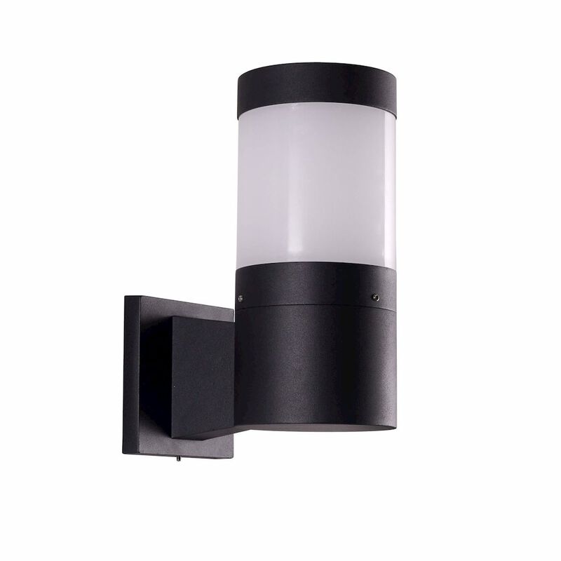 VONN Lighting Modern VOW1752BL 5-Watt Integrated LED Outdoor Wall Sconce in Matte Black