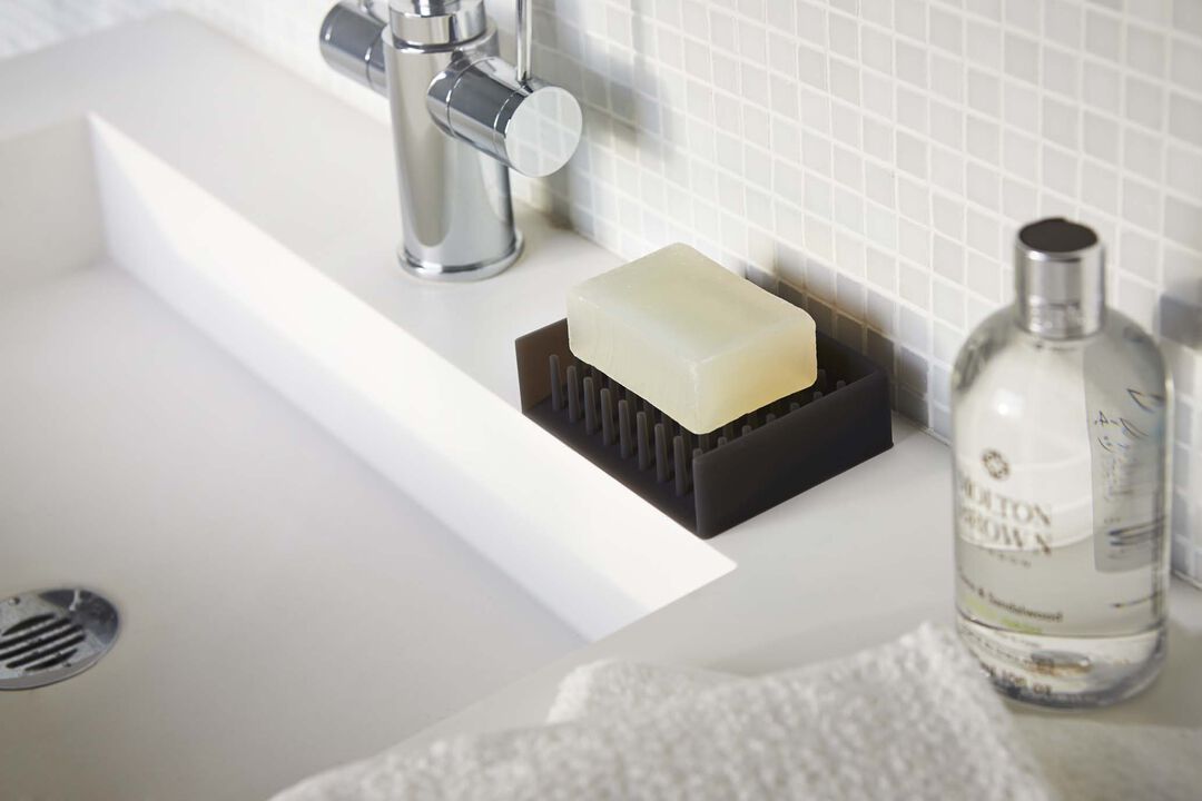 Self-Draining Soap Dish