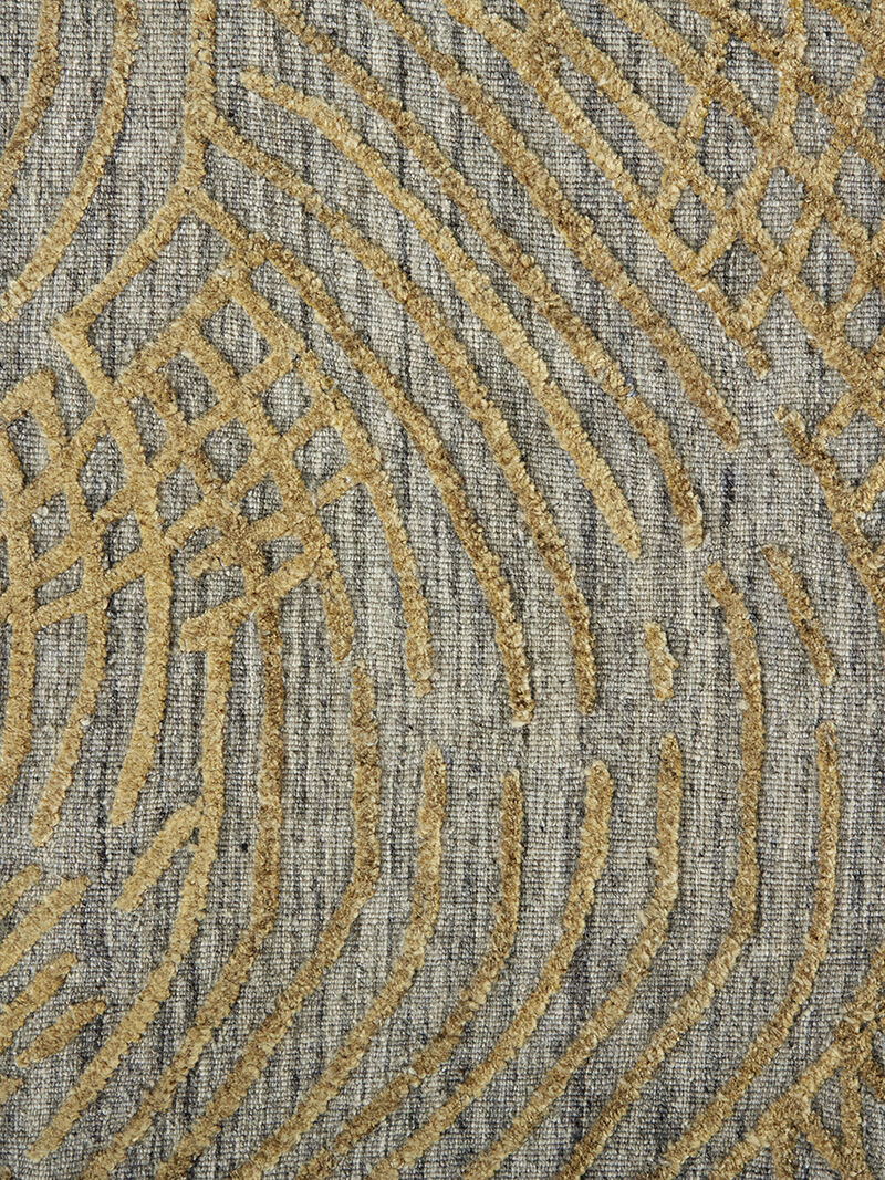 Taunton T8007 Gold 9' x 12' Rug By Thom Filcia