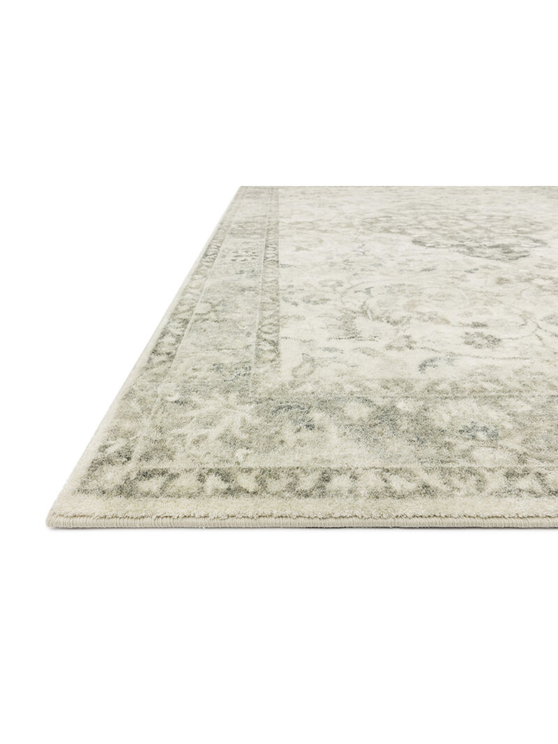 Rosette ROS02 Ivory/Silver 7'6" x 9'6" Rug