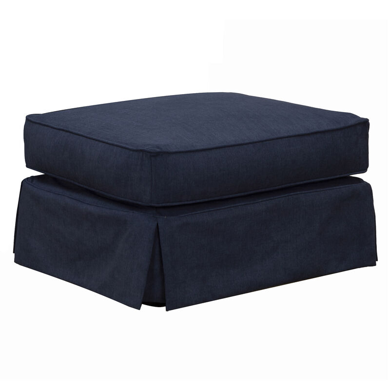 Americana Upholstered Pillow Top Ottoman