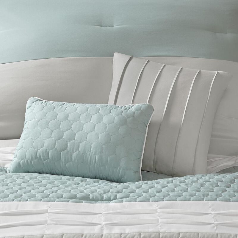 Belen Kox Tinsley Pintuck Details 8 Piece Comforter Set, Belen Kox