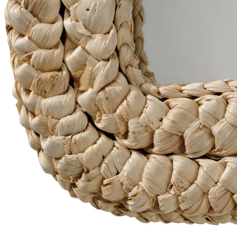 Grain Woven Corngrass Mirror