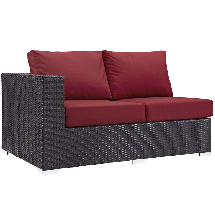 Modway - Convene Outdoor Patio Left Arm Loveseat