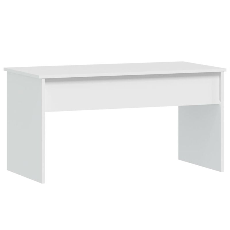 vidaXL Coffee Table White 40.2"x19.9"x20.7" Engineered Wood