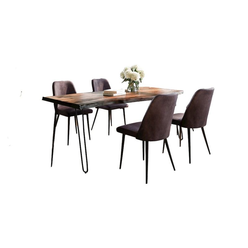 Jofran Nature's Edge Five Piece Solid Acacia Dining Set