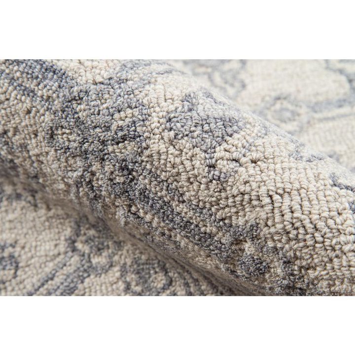 Momeni Traditional Rectangle Area Rug, Grey, 7'6 X 9'6