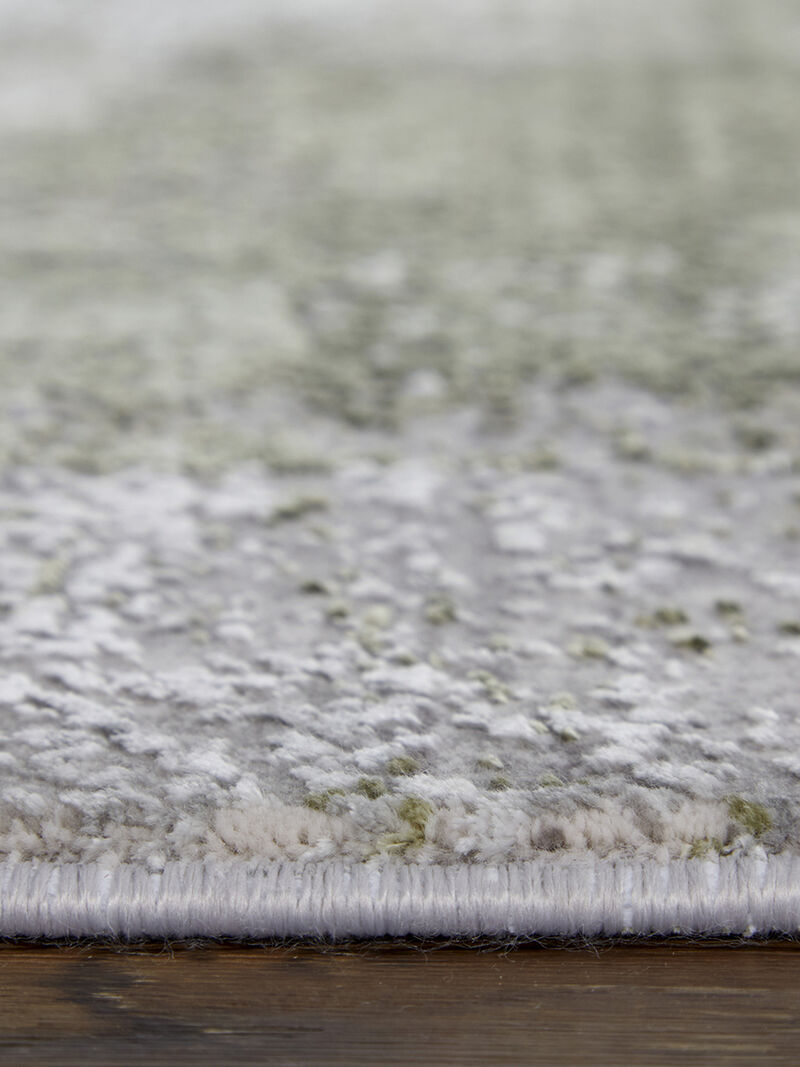 Cadiz 39N5F 3'1" x 5' Gray/Green/Silver Rug