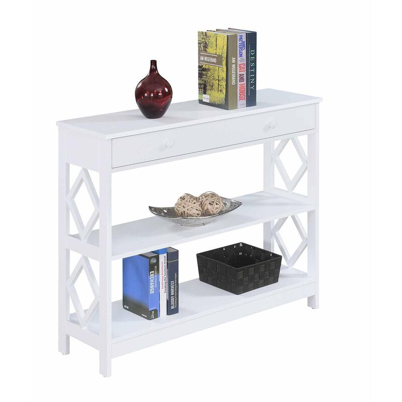 Convience Concept, Inc. Diamond 1 Drawer Console Table