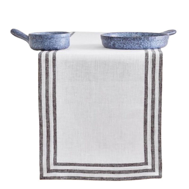 Solino Home 100% Pure Linen Table Runner | Mila