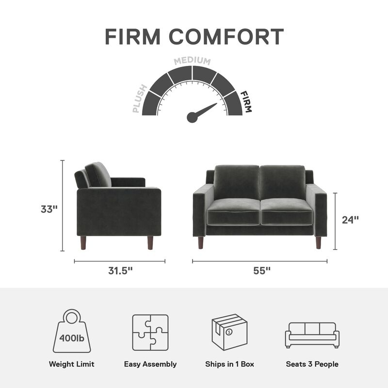 Atwater Living Janelle Loveseat 2 Seater Sofa