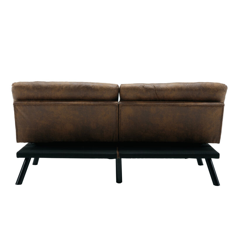 Merax Loveseat Sleeper Sofa with Thick Cushion