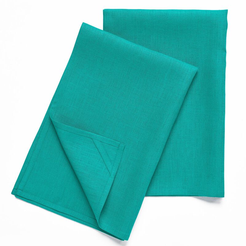 Solino Home 100% Pure Linen Kitchen Towels Set of 2 - 17 x 26 Inch | Fete