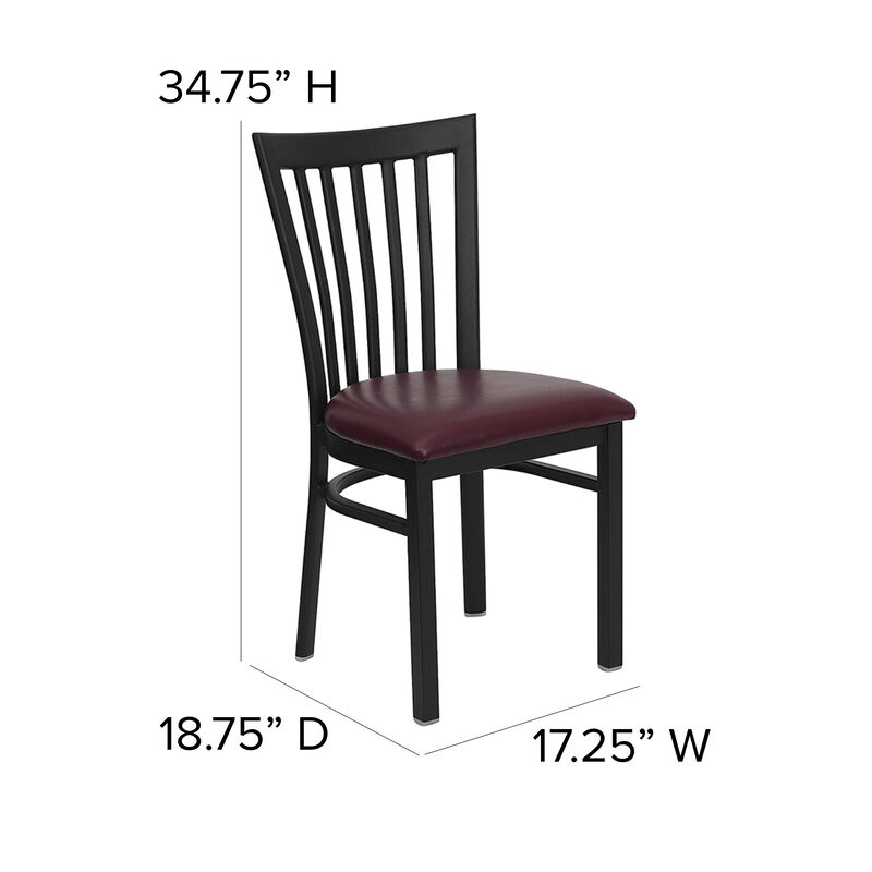 Metal Restaurant Chairs
