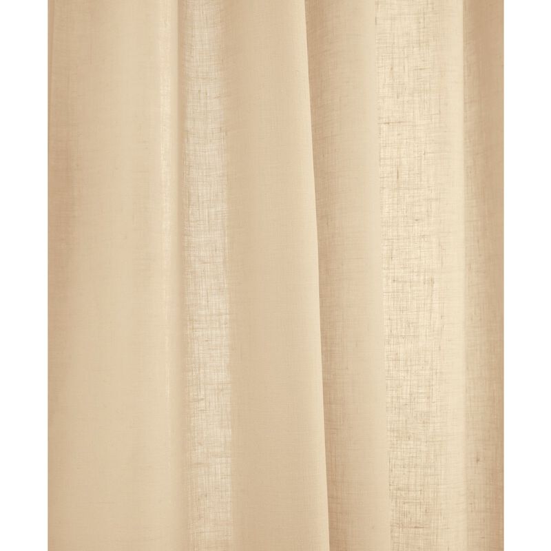 Solino Home 100% Pure Linen Curtain | Linen for Thanksgiving, Christmas