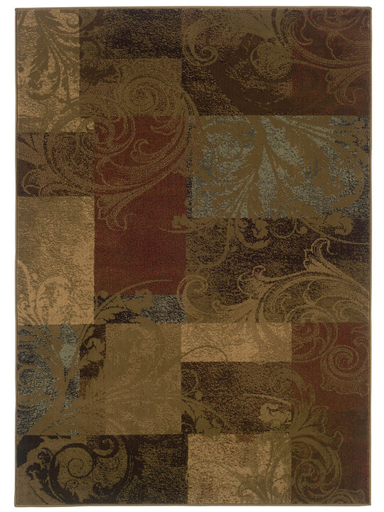 Hudson 7'8" x 10'10" Green Rug
