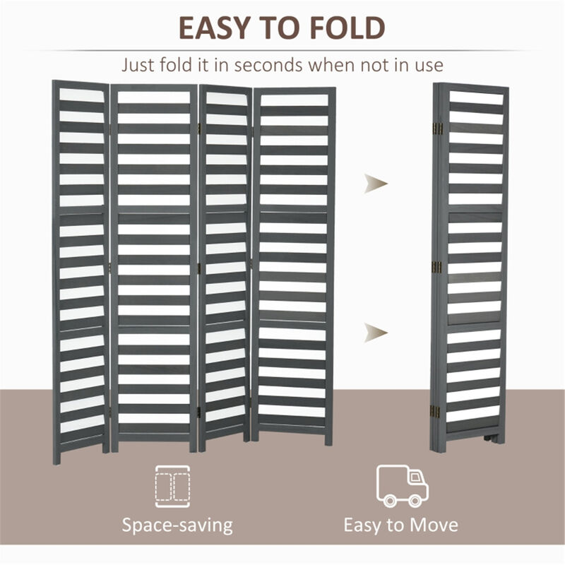 Privacy Screen Panel Space Divider for Balcony, Yard & Living Spaces