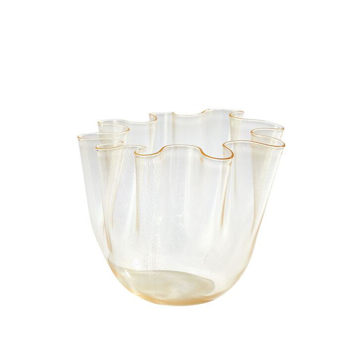 Handkerchief Large Gold Vase