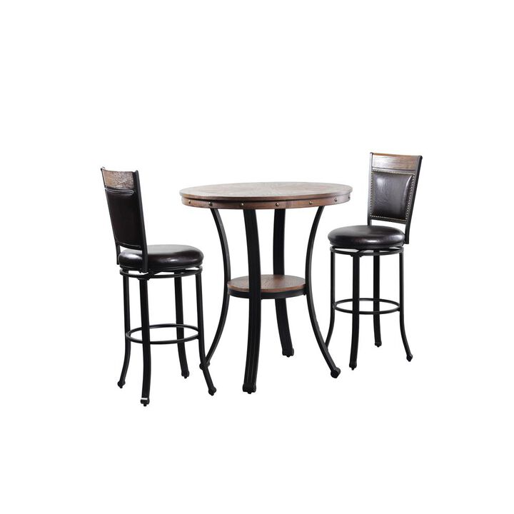 Powell Franklin Pub Table 3 Piece