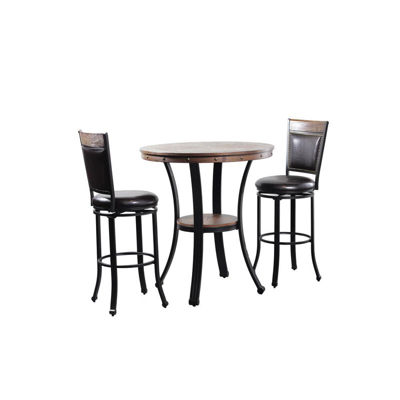 Powell Franklin Pub Table 3 Piece