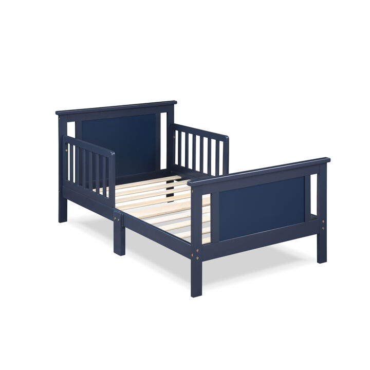 Connelly Reversible Panel Toddler Bed Midnight Blue/Vintage Walnut