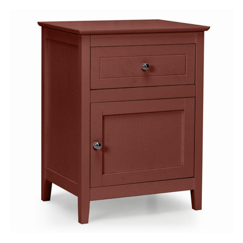 Hivvago 2-Tier Accent Table with Spacious Tabletop