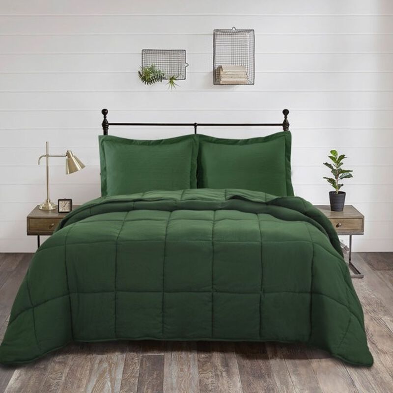 Hivvago 3 Piece Microfiber Reversible Comforter Set