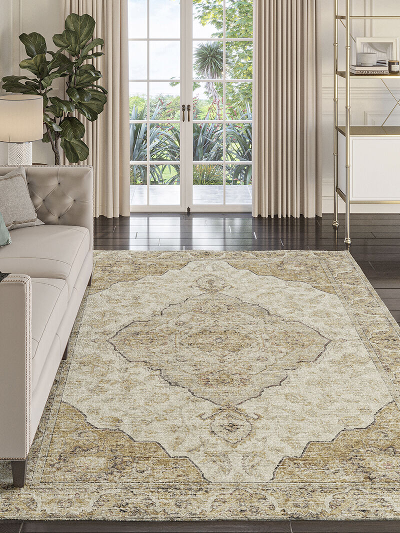 Tuscany TU9 Gold 10' x 14' Rug