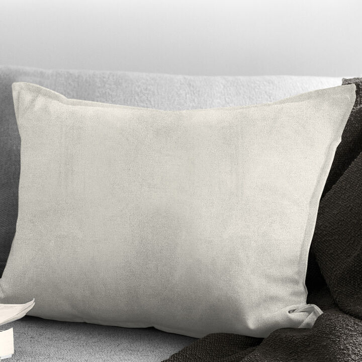 6ix Tailors Fine Linens Vanessa Ivory Decorative Throw Pillows