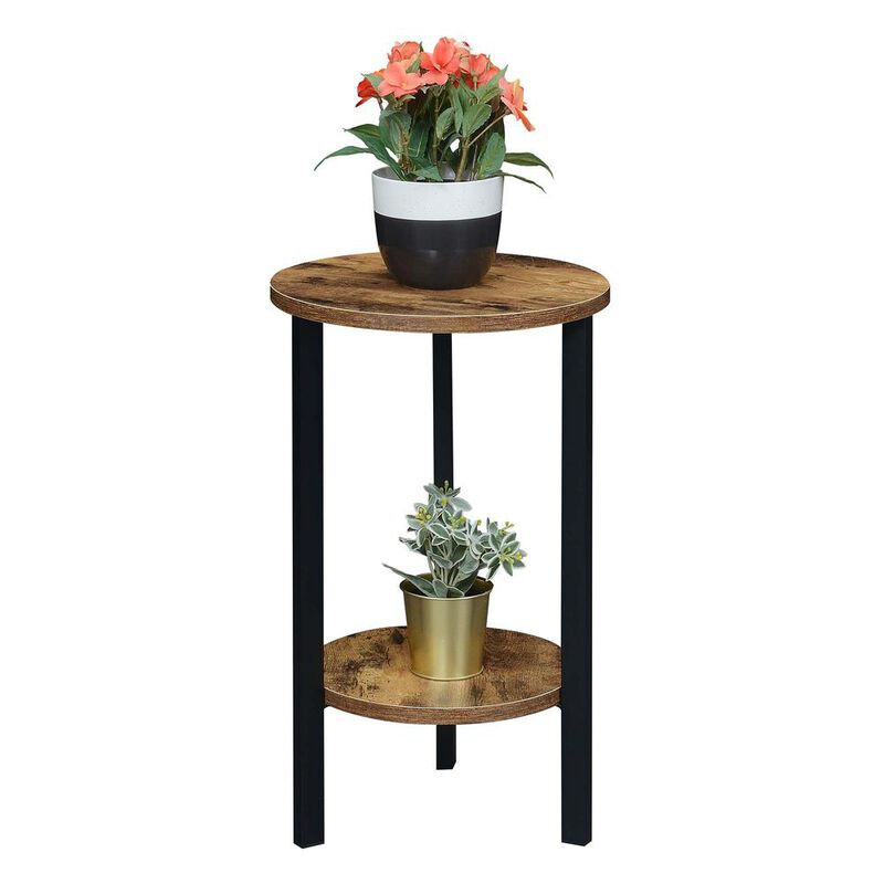 Convenience Concepts Graystone 24 inch 2 Tier Plant Stand