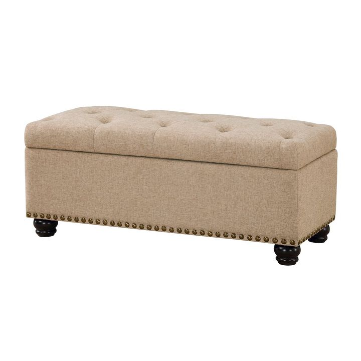 Convenience Concepts Designs4Comfort 9th Avenue Storage Ottoman Bench