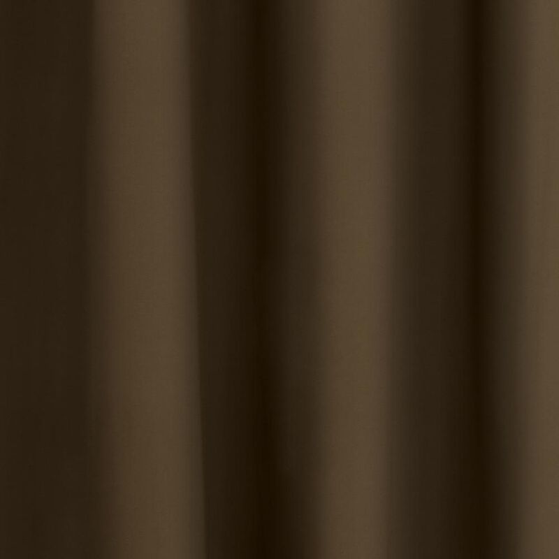 Thermalogic Prelude Room Darkening Providing Daytime and Nighttime Privacy Grommet Curtain Panel 40" x 84" Brown