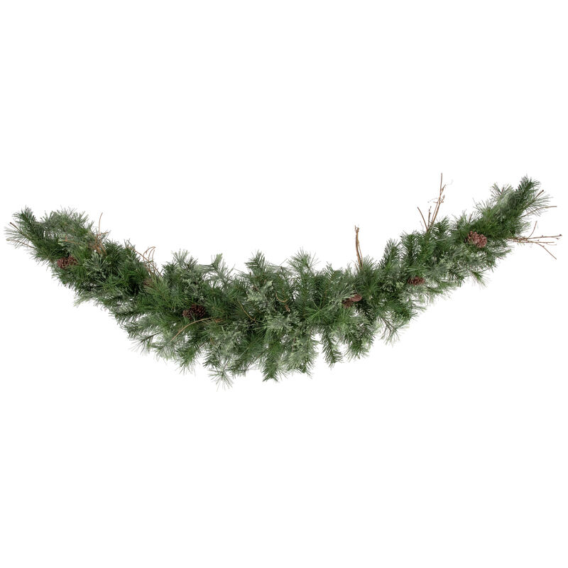 6' x 9" Country Mixed Pine Artificial Christmas Garland - Unlit