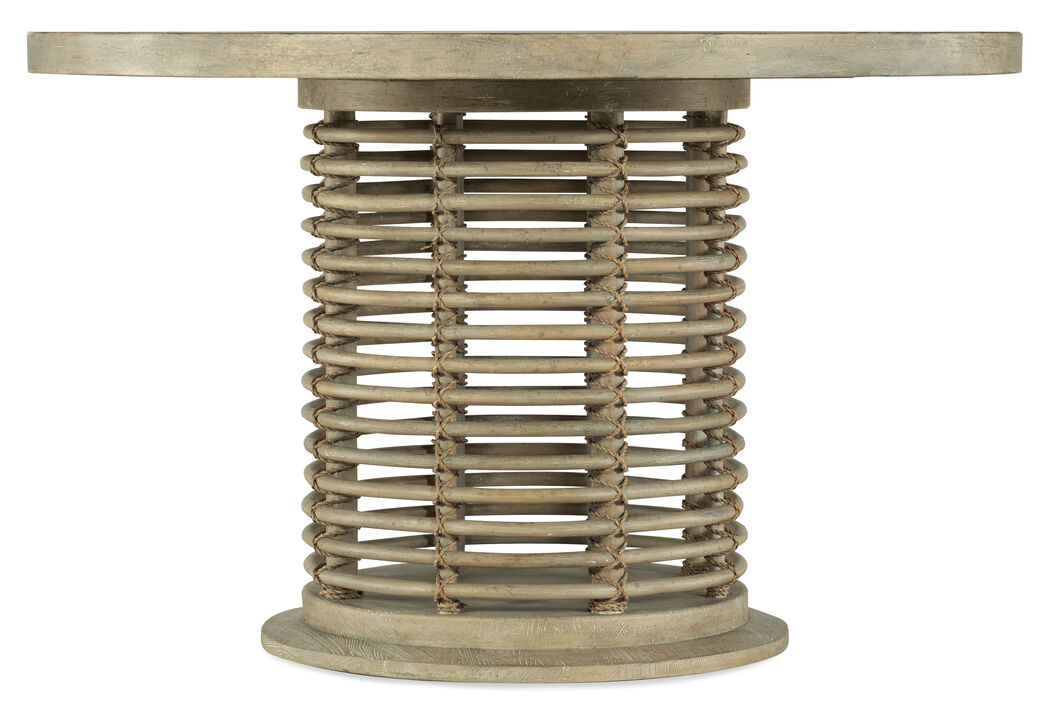 Surfrider 48" Rattan Round Dining Table