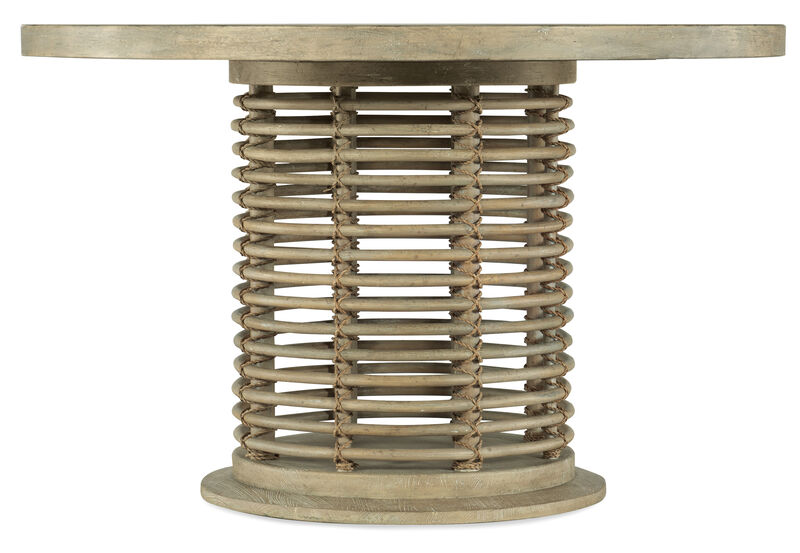 Surfrider 48" Rattan Round Dining Table