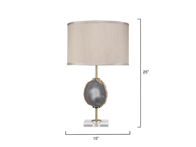 Agate Slice Table Lamp
