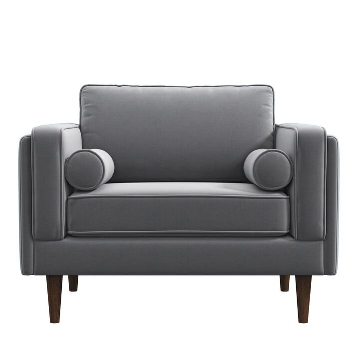 Ashcroft Furniture Co Amber Velvet Lounge Chair