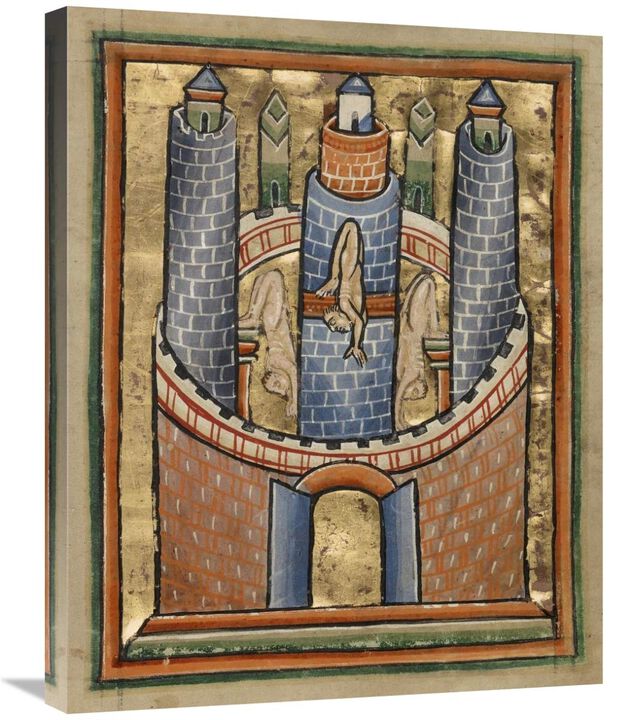 Egypt; The Fall of Pagan Idols-Canvas Art-22x28