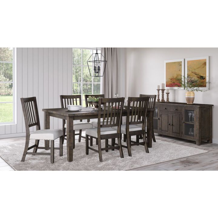Jofran Willow Creek Distressed Solid Wood Counter Height Dining Bench