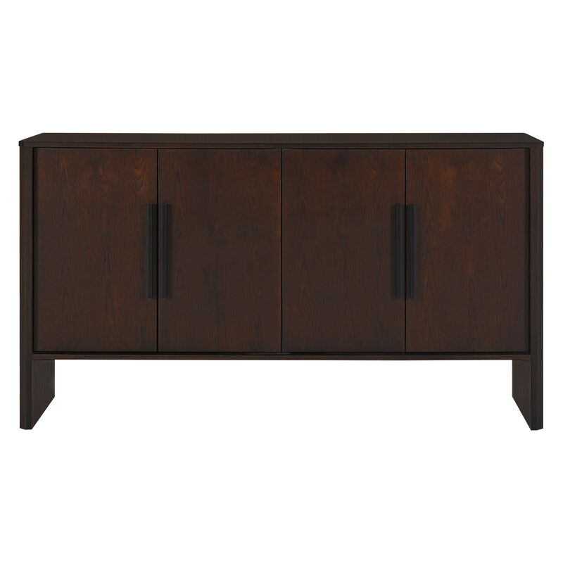 Merax Retro Sideboard Cabinet with Adjustable Shelves